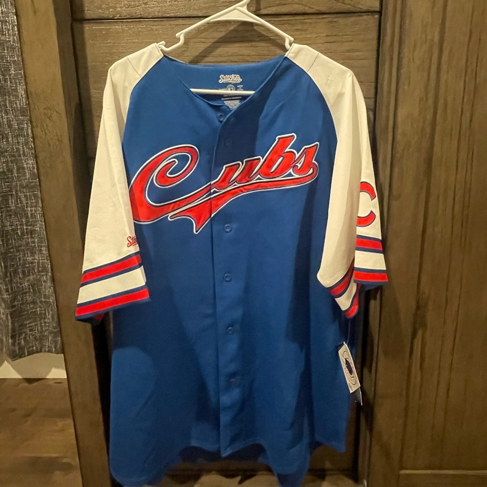 NWT Men’s XL Stitches Cubs Jersey